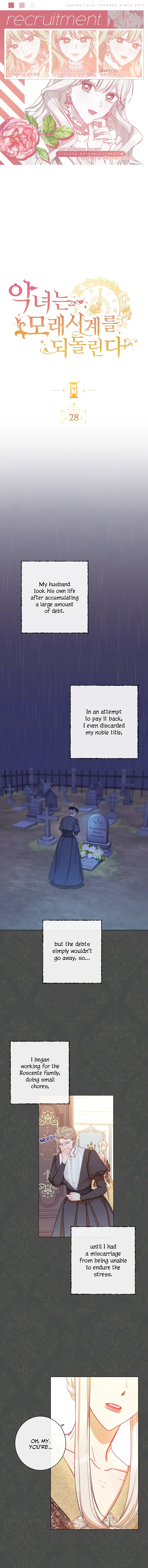 The Villainess Reverses The Hourglass Chapter 28 Page 2