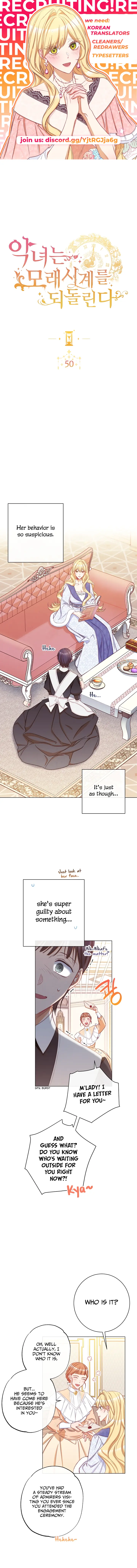 The Villainess Reverses The Hourglass Chapter 50 Page 2