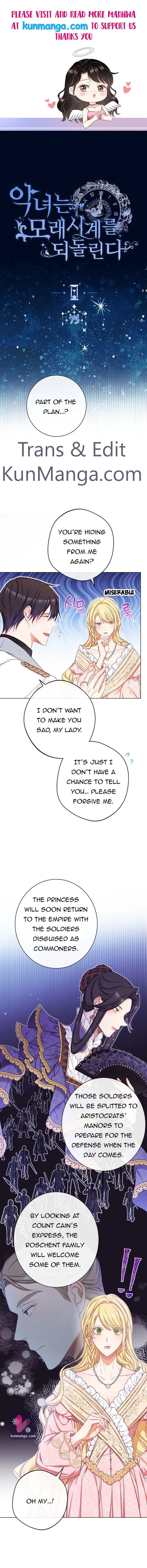 The Villainess Reverses The Hourglass Chapter 75 Page 2