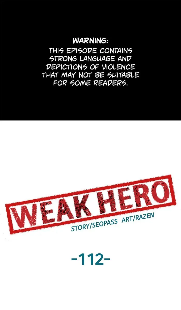 Weak Hero Chapter 112 Page 1