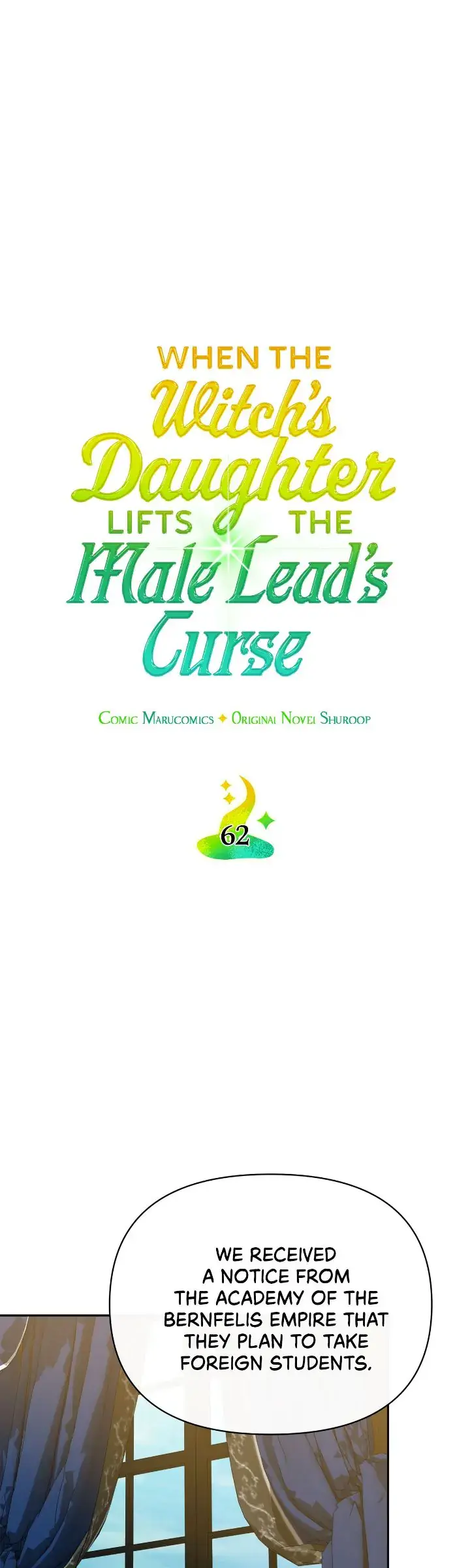 When the Witch's Daughter Lifts the Male Lead's Curse Chapter 62 Page 6